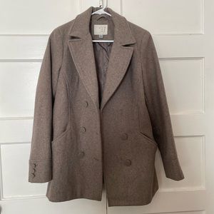 Double Breasted Wool Coat